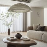 Karimoku wooden table for contemporary interior